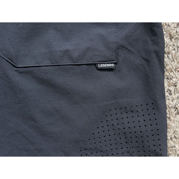 Legends Luka Shorts Mens Large Black 7" Running Gym Workout Active Stretch - Picture 6 of 9